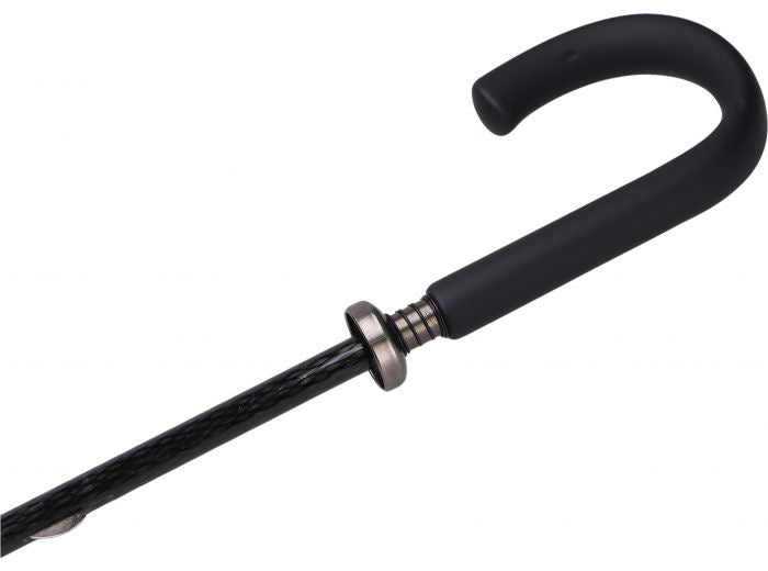 Falcone Umbrella tuulenpitävä 120 cm polyesteri musta