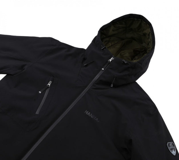 Hannah Outdoorjas Derk maschile in poliestere antracite XXL
