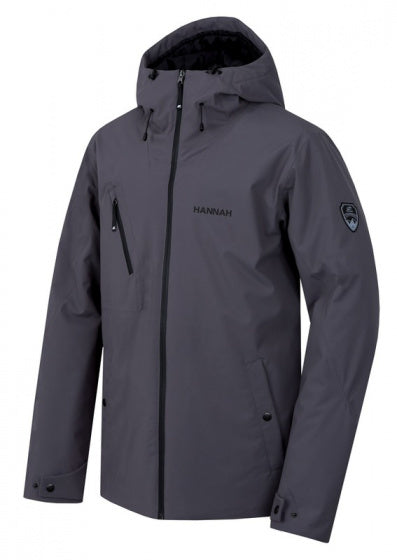 Hannah Outdoorjas Derk maschile in poliestere grigio XXL