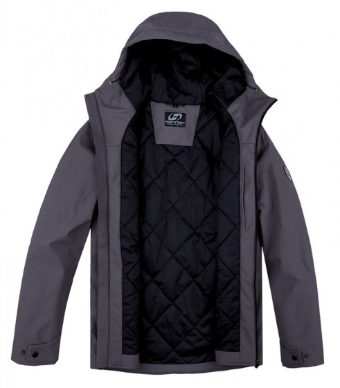 Hannah Outdoorjas Derk maschile in poliestere grigio XXL