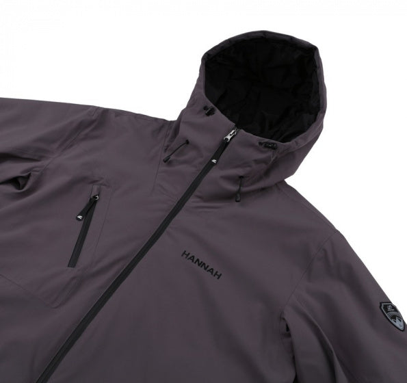 Hannah Outdoorjas Derk maschile in poliestere grigio XXL