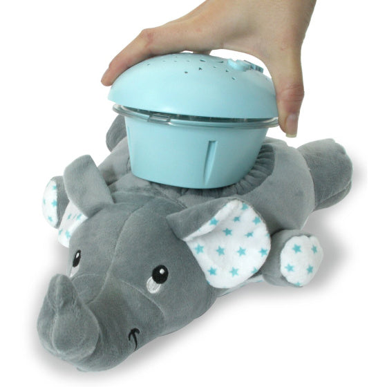 Jamara Dreamy Elephant Night Lamp ledde 32 cm gråblå