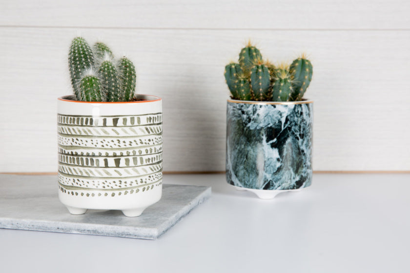 Muitencraft Flowerpot 10 x 5 cm bleu céramique