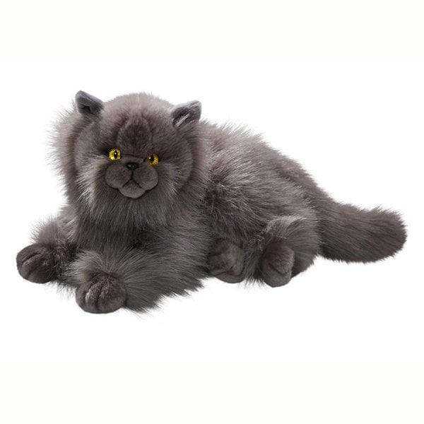 Chat persan gris gris 30cm