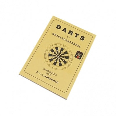 Longfield Games -Anzeigetafel für Darts mit Speel Rule Broschüre 45x 30 cm