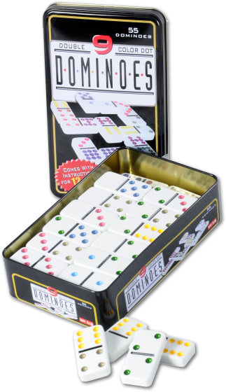 Longfield Games Dominoso Double 9 en CAN 55 Stones
