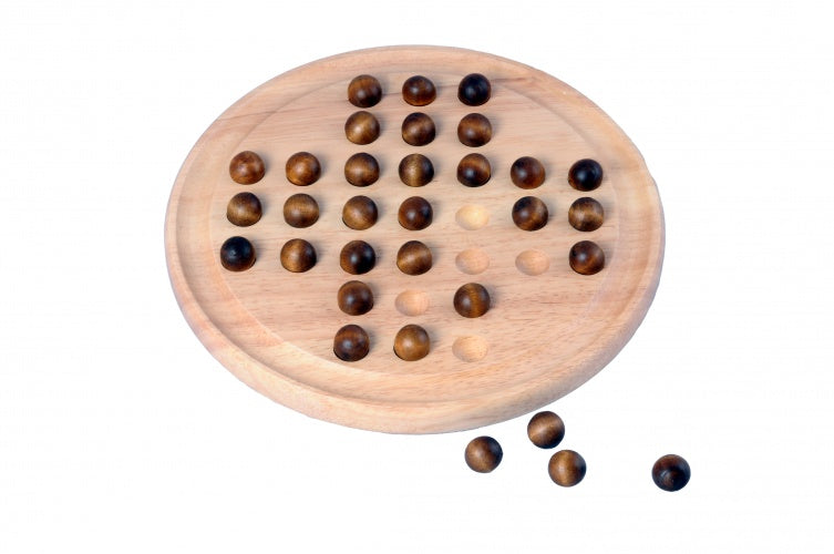 Longfield Games Solitaire Wood Gummi 23 cm Naturel