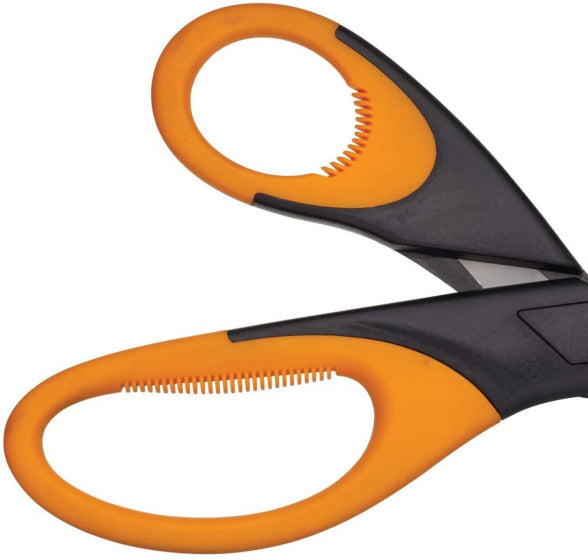 Meisterklasse Kräuterschere 20 cm Edelstahl Gummi -Schwarzorange