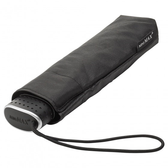 Minimax Umbrella with manual opening, 90 cm, polyester, black