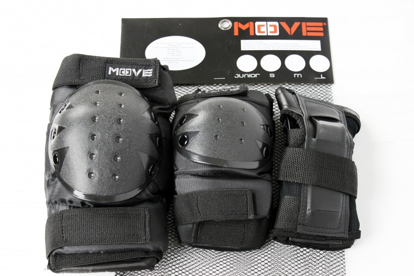 Move Skate Set privado de 3 piezas Niños Junior Black