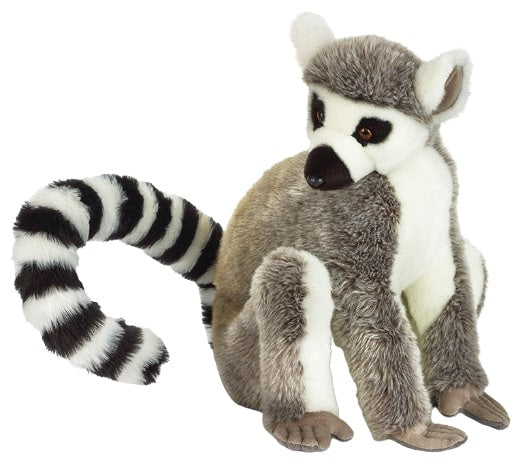 National Geographic Cuddle Lemur Junior 50 cm Grey Grey