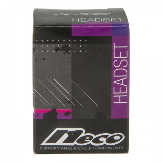 Neco Half-Cartridge-Ahead Headset Steel 1 1 8 Inch Black