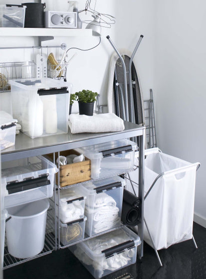 Orthex SmartStore Box de almacenamiento de 21 litros de polipropileno transparente