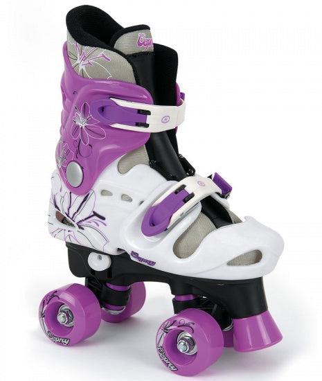 Osprey Roller Skates Nastavitelné dívky bílá fialová velikost 32-36