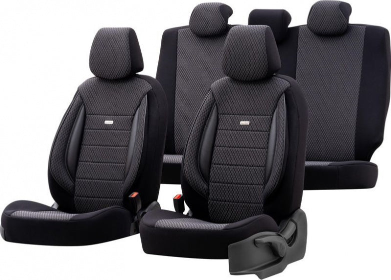 Ensemble de couvercle de siège OTOM SelectFit Sports 2 mm noirs 11 pièces