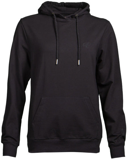 Papillon Sweat Hoody Cotton Ladies Black Size S