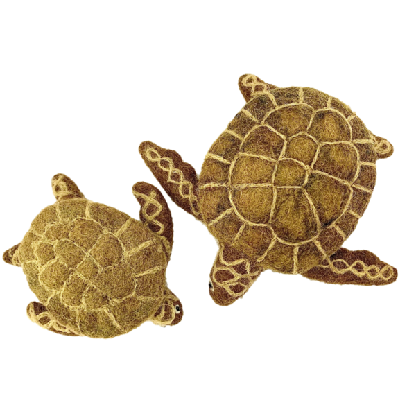 Juguetes de papoose juguetes papoose tortugas marrones 2pc