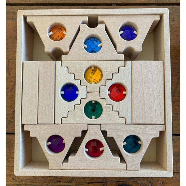 Papoose Toys Papoose Toys Dutch Gables mixés 26pc