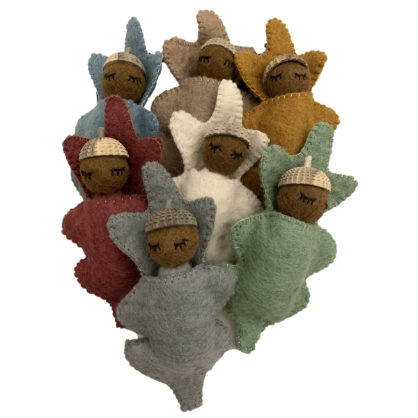 Papoose Toys Papoose Toys Earth Acorn Babies 7 st