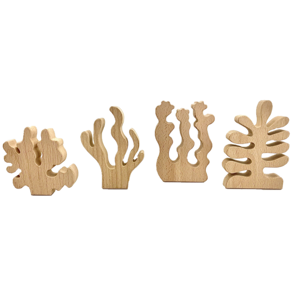 Papoose igrače papoose igrače morske trave 4pc