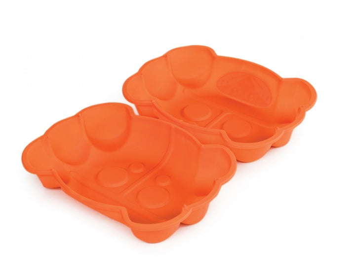 Paradiso toys zandbak met deksel krab 96 x 68 x 18 cm oranje