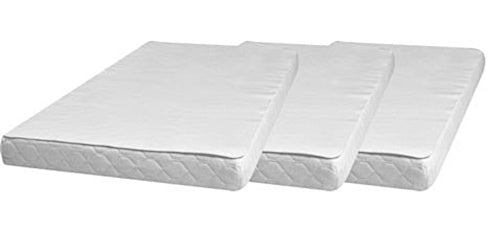 Playshoes Fitted Sheet Molton 40 x 50 cm Coton blanc 3 pièces