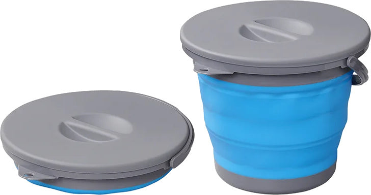 Proplus Waste Bin pliable 5 litres 20 x 25 cm Gris bleu