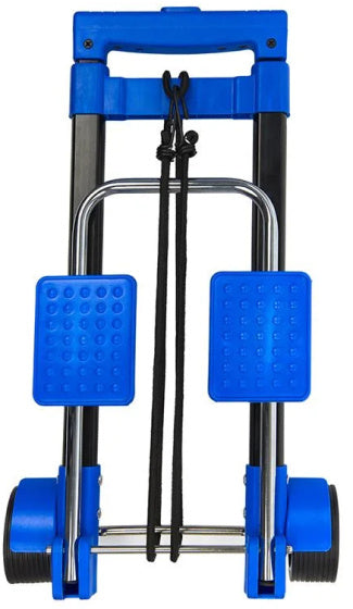 ProPlus sammenfoldelig bagagevogn 30 kg stål sort blå