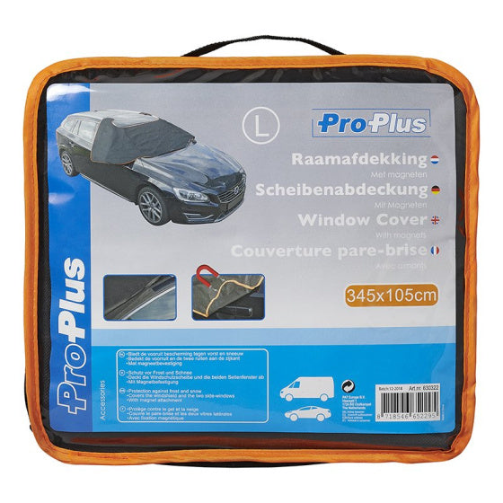 Copertine della finestra Proplus 345 x 105 cm con magneti grigio