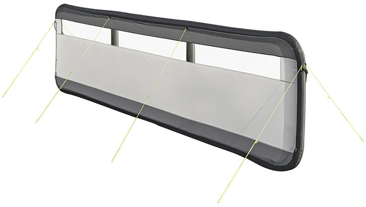 ProPlus forrude oppustelig 480 x 140 cm lysegrå sort