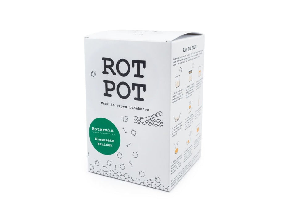 Rautpot -Fermentationssatz von Butter