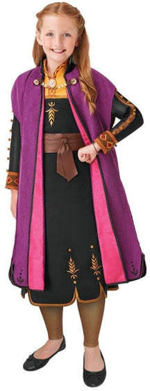 Rubies Anna Frozen II Dress Up Purple 4-T-Teile MT 116