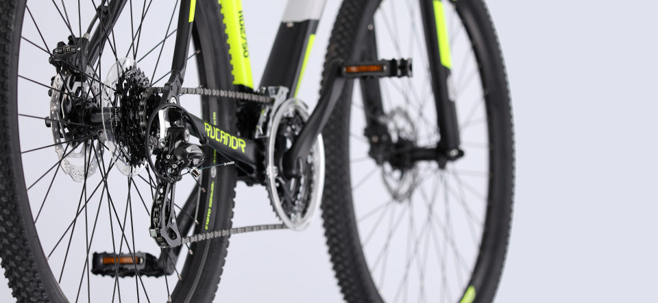 Rucanor Lux 29 инча 48 cm Men 21S Механична дискова спирачка Черно Жълто