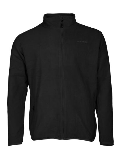 Мъжка жилетка Rucanor Fleece с пълен цип, черен размер 3XL