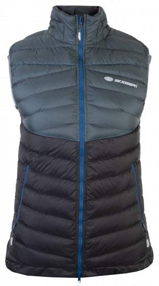 Sir Joseph Bodywarmer Atol Ladies Polyester Grey Black Mt XL