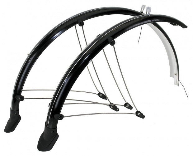 M-Wave Mudguard Set 60mm Plastic 20 Inch Black