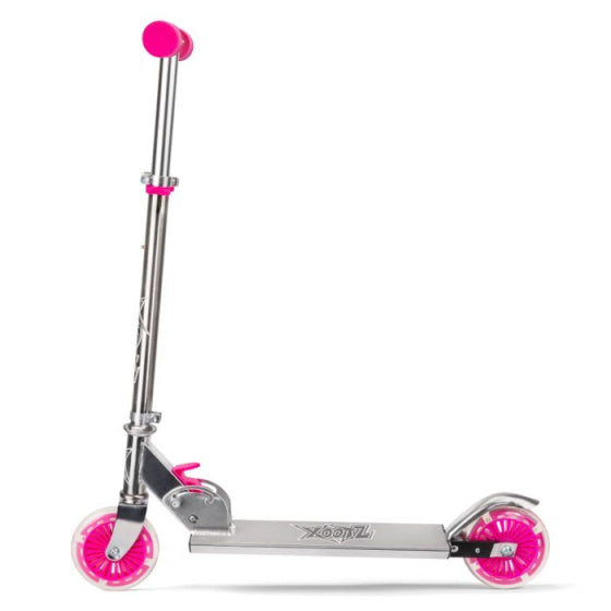 Xootz Folding stuntstep voetrem meisjes roze