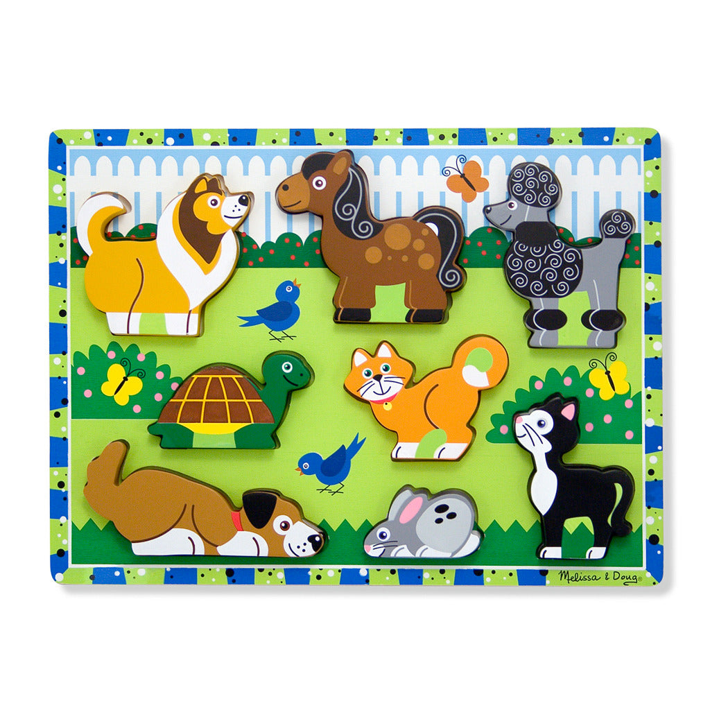 Melissa doug wooden puzzle pets