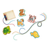 Melissa Doug Embroidery on wood Animals