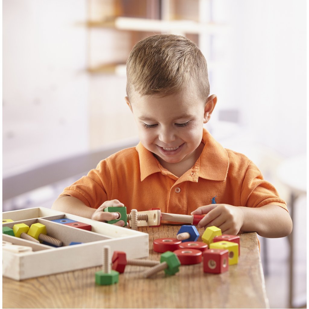 Melissa Doug Doug Wooden Construction Set 48 pezzi