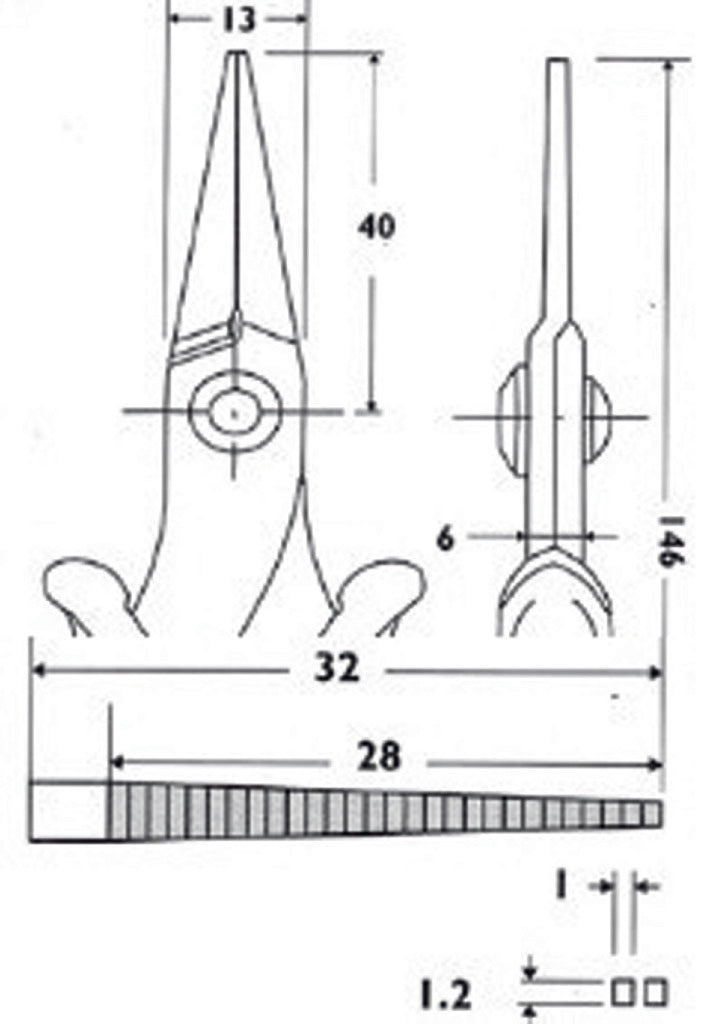 PIERGIACOMI PG-PN2005 Phone tang 146 mm