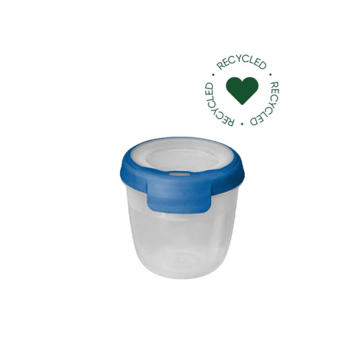 Curver grand chef récipient pour aliments frais rond 0,4l transparent bleu foncé