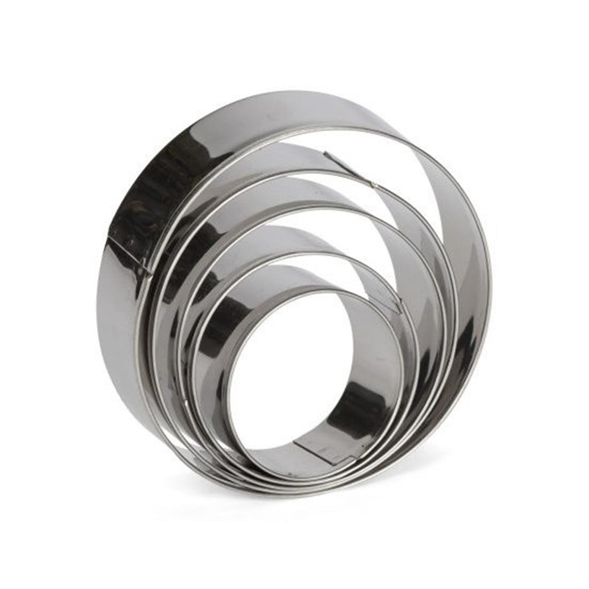 Patisse set of stainless steel round cutters, 5-piece | 4 pieces