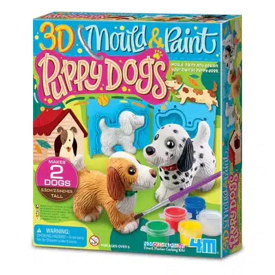 4m pouring paint puppy-3d