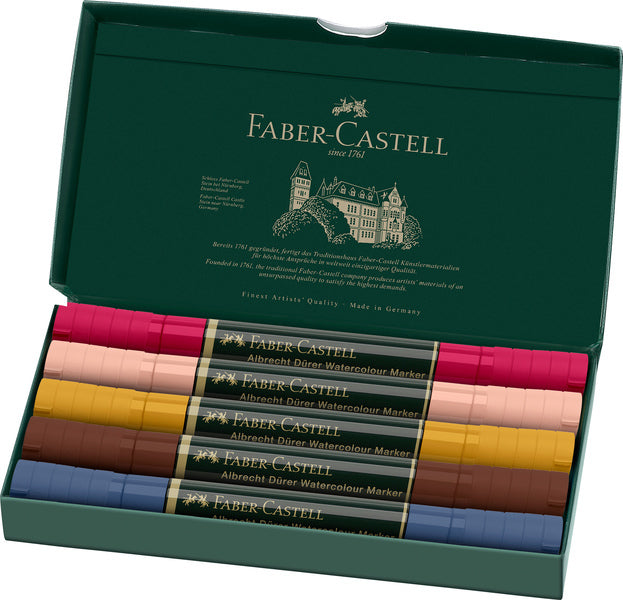 Faber Castell FC-160307 WK25Aquarel Marker FC Albrechtdürer 5 sztuk portret