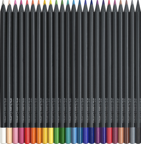 Faber Castell FC-116424 colored pencils black edition in case 24 pieces