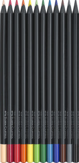 Faber Castell FC-116412 colored pencils Black Edition in penny 12 pieces