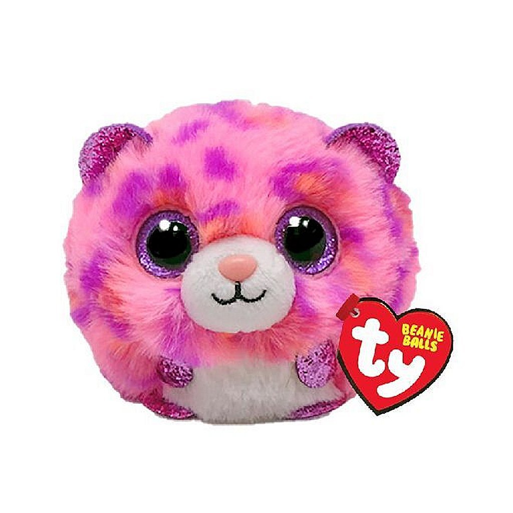 Ty beanie balls igračka za crkljanje leopard topaz 10 cm