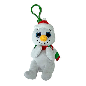 Ty Beanie Boos klips kose snømann brrrnard 7 cm