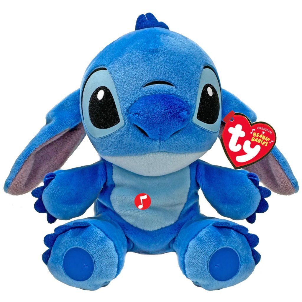 Ty Beanie Babies Disney Cuddle Stitch 15 cm + Sound